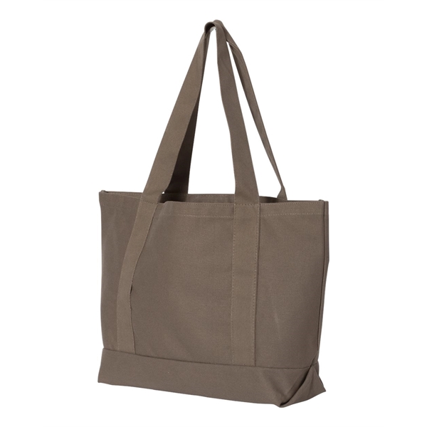 Liberty Bags Seaside Cotton Pigment Dyed Resort Tote - Liberty Bags Seaside Cotton Pigment Dyed Resort Tote - Image 7 of 30