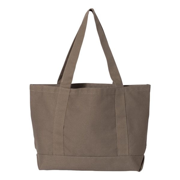 Liberty Bags Seaside Cotton Pigment Dyed Resort Tote - Liberty Bags Seaside Cotton Pigment Dyed Resort Tote - Image 8 of 30
