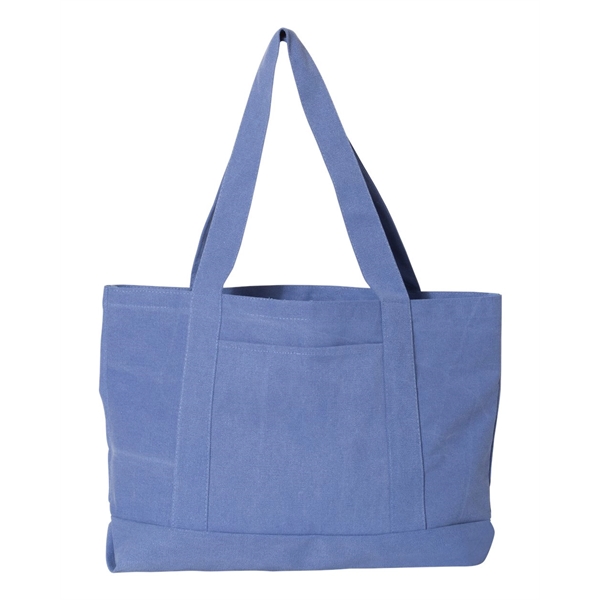 Liberty Bags Seaside Cotton Pigment Dyed Resort Tote - Liberty Bags Seaside Cotton Pigment Dyed Resort Tote - Image 9 of 30