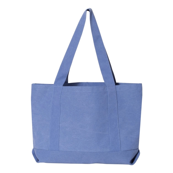 Liberty Bags Seaside Cotton Pigment Dyed Resort Tote - Liberty Bags Seaside Cotton Pigment Dyed Resort Tote - Image 11 of 30
