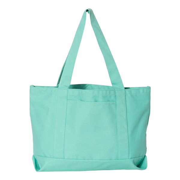 Liberty Bags Seaside Cotton Pigment Dyed Resort Tote - Liberty Bags Seaside Cotton Pigment Dyed Resort Tote - Image 12 of 30