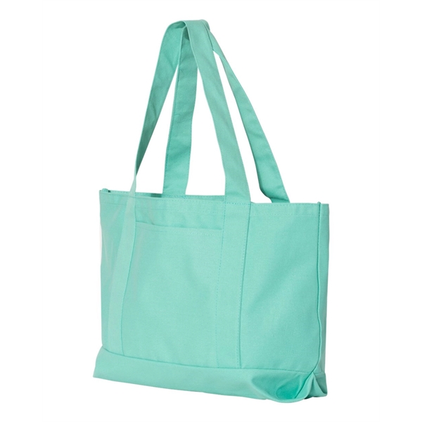 Liberty Bags Seaside Cotton Pigment Dyed Resort Tote - Liberty Bags Seaside Cotton Pigment Dyed Resort Tote - Image 13 of 30