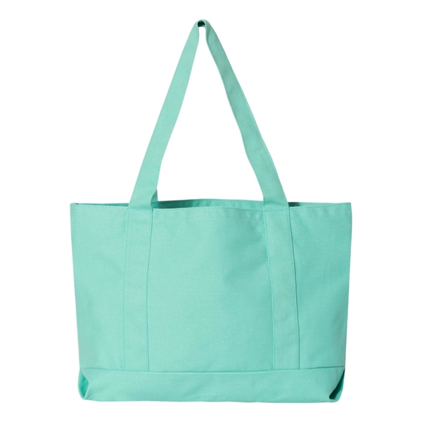 Liberty Bags Seaside Cotton Pigment Dyed Resort Tote - Liberty Bags Seaside Cotton Pigment Dyed Resort Tote - Image 14 of 30