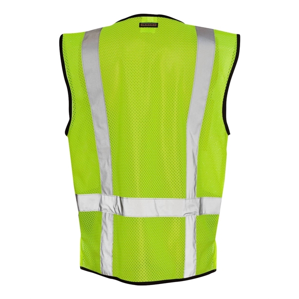 Kishigo Black Bottom Mesh Class 2 Vest - Kishigo Black Bottom Mesh Class 2 Vest - Image 3 of 5