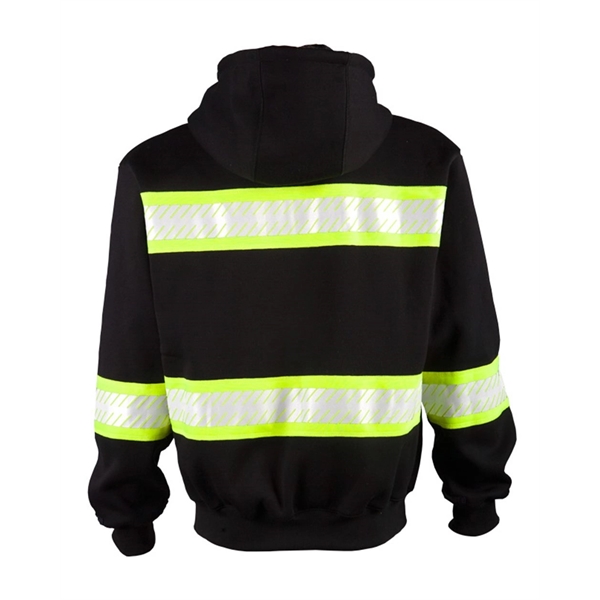 Kishigo EV Series® Enhanced Visibility Full-Zip Hooded Sw... - Kishigo EV Series® Enhanced Visibility Full-Zip Hooded Sw... - Image 2 of 7