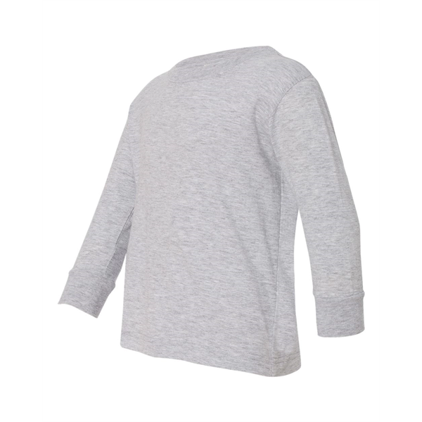 Rabbit Skins Toddler Fine Jersey Long Sleeve Tee - Rabbit Skins Toddler Fine Jersey Long Sleeve Tee - Image 4 of 44