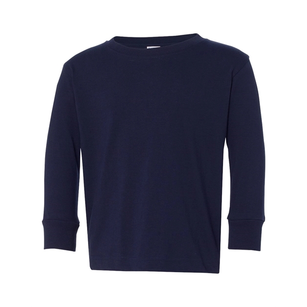 Rabbit Skins Toddler Fine Jersey Long Sleeve Tee - Rabbit Skins Toddler Fine Jersey Long Sleeve Tee - Image 6 of 44