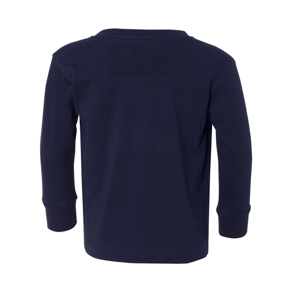 Rabbit Skins Toddler Fine Jersey Long Sleeve Tee - Rabbit Skins Toddler Fine Jersey Long Sleeve Tee - Image 9 of 44