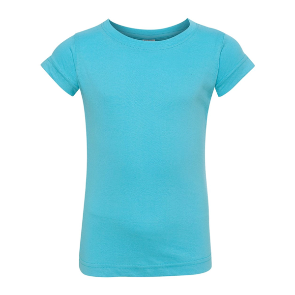 Rabbit Skins Toddler Girls Fine Jersey Tee - Rabbit Skins Toddler Girls Fine Jersey Tee - Image 0 of 45
