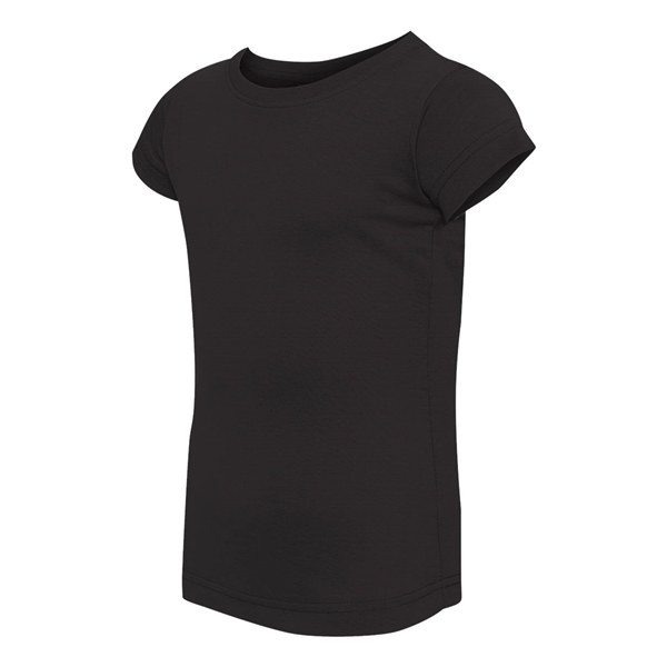 Rabbit Skins Toddler Girls Fine Jersey Tee - Rabbit Skins Toddler Girls Fine Jersey Tee - Image 5 of 45