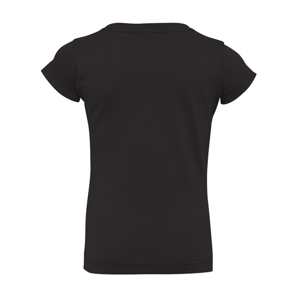 Rabbit Skins Toddler Girls Fine Jersey Tee - Rabbit Skins Toddler Girls Fine Jersey Tee - Image 6 of 45