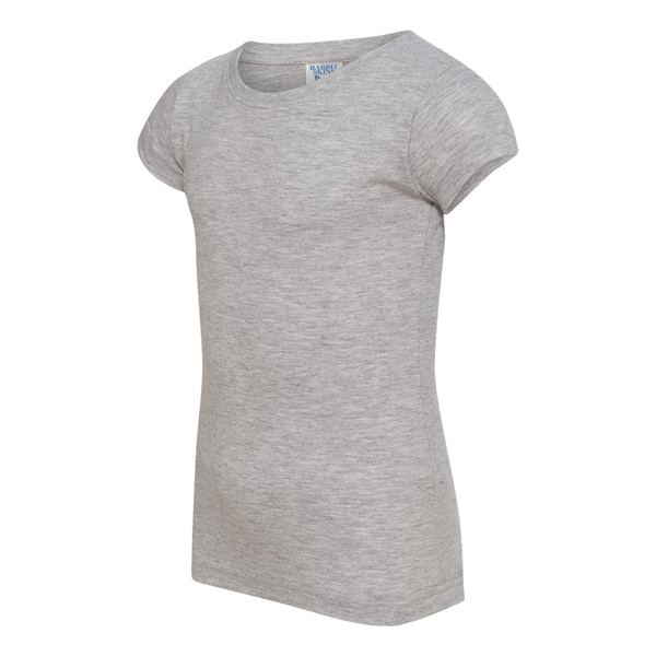 Rabbit Skins Toddler Girls Fine Jersey Tee - Rabbit Skins Toddler Girls Fine Jersey Tee - Image 8 of 45