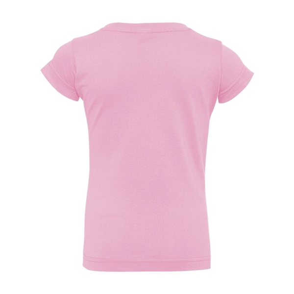 Rabbit Skins Toddler Girls Fine Jersey Tee - Rabbit Skins Toddler Girls Fine Jersey Tee - Image 21 of 45