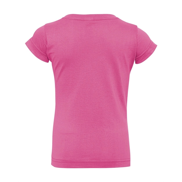 Rabbit Skins Toddler Girls Fine Jersey Tee - Rabbit Skins Toddler Girls Fine Jersey Tee - Image 24 of 45