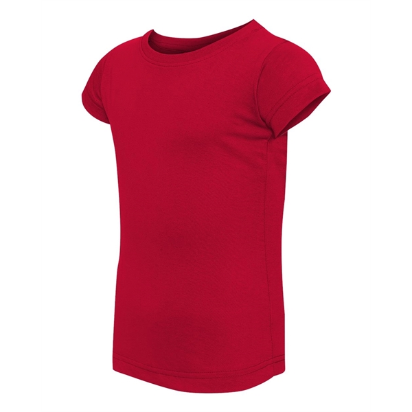 Rabbit Skins Toddler Girls Fine Jersey Tee - Rabbit Skins Toddler Girls Fine Jersey Tee - Image 26 of 45