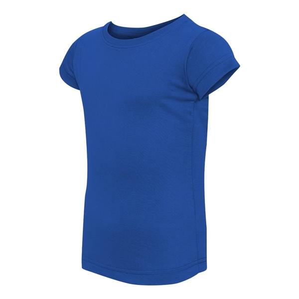 Rabbit Skins Toddler Girls Fine Jersey Tee - Rabbit Skins Toddler Girls Fine Jersey Tee - Image 29 of 45