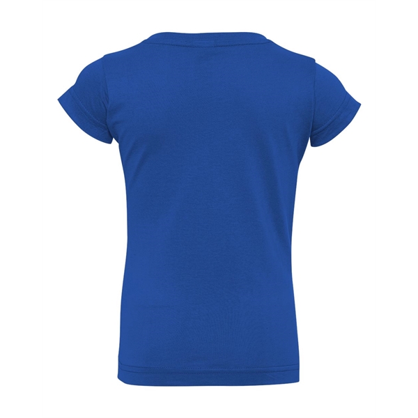 Rabbit Skins Toddler Girls Fine Jersey Tee - Rabbit Skins Toddler Girls Fine Jersey Tee - Image 30 of 45
