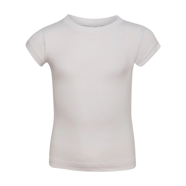 Rabbit Skins Toddler Girls Fine Jersey Tee - Rabbit Skins Toddler Girls Fine Jersey Tee - Image 31 of 45