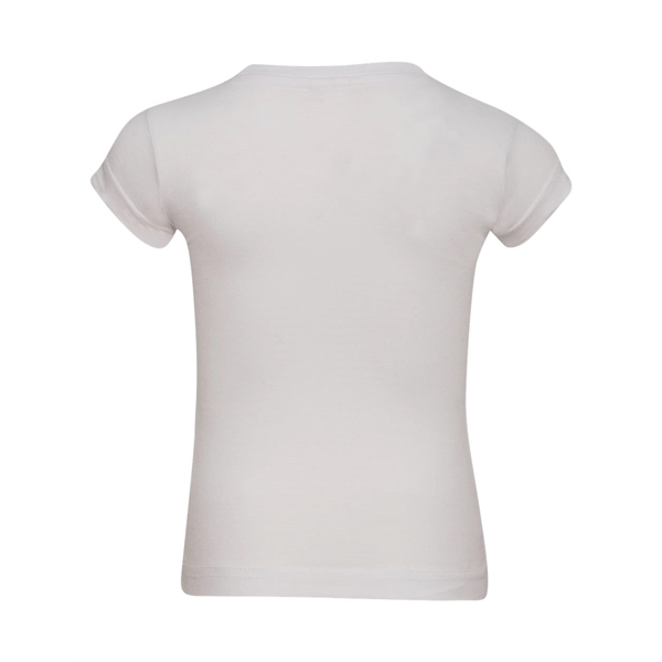 Rabbit Skins Toddler Girls Fine Jersey Tee - Rabbit Skins Toddler Girls Fine Jersey Tee - Image 33 of 45
