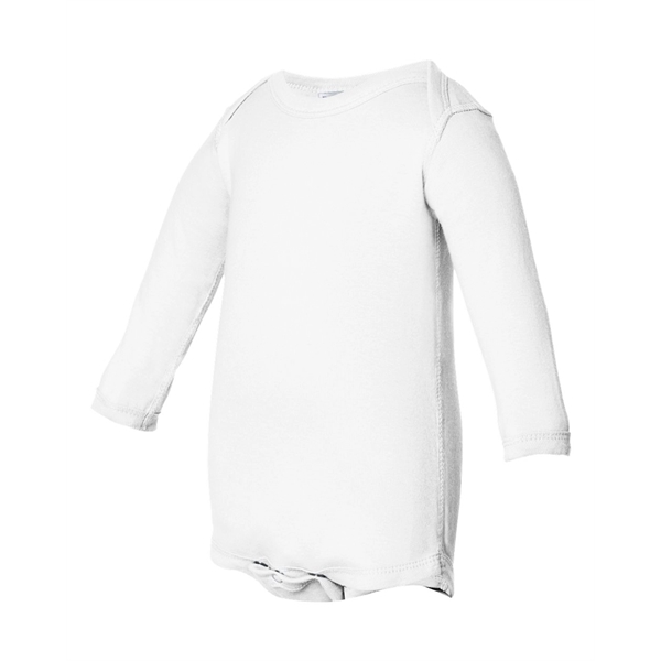 Rabbit Skins Infant Long Sleeve Baby Rib Bodysuit - Rabbit Skins Infant Long Sleeve Baby Rib Bodysuit - Image 26 of 44