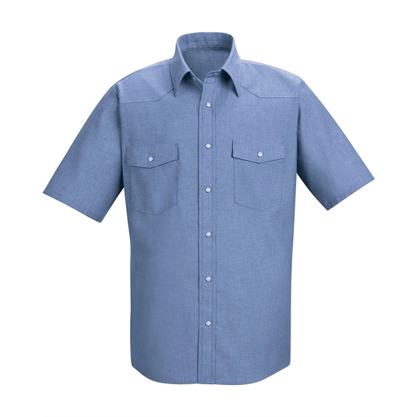 Red Kap Deluxe Western Style Short Sleeve Shirt - Red Kap Deluxe Western Style Short Sleeve Shirt - Image 0 of 2