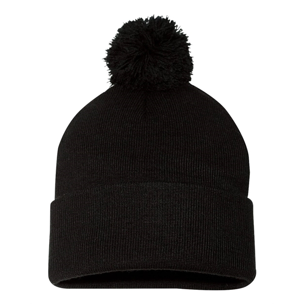 Sportsman 12" Pom-Pom Cuffed Beanie - Sportsman 12" Pom-Pom Cuffed Beanie - Image 2 of 103