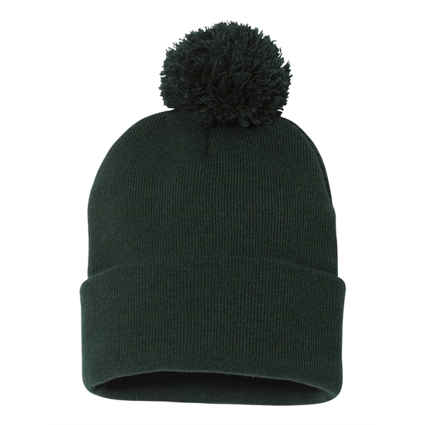 Sportsman 12" Pom-Pom Cuffed Beanie - Sportsman 12" Pom-Pom Cuffed Beanie - Image 19 of 103