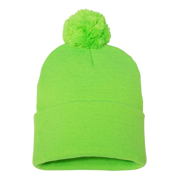 Sportsman 12" Pom-Pom Cuffed Beanie - Sportsman 12" Pom-Pom Cuffed Beanie - Image 29 of 103