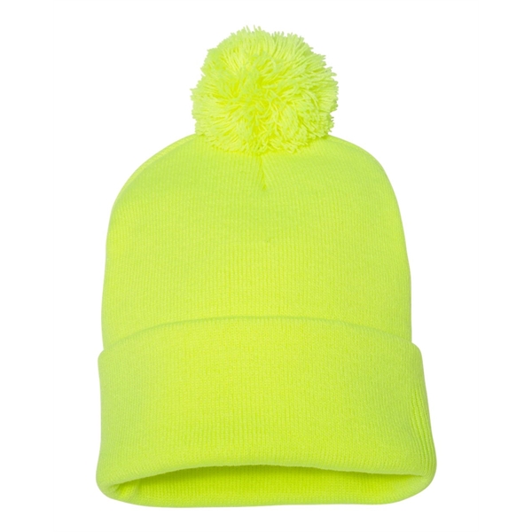 Sportsman 12" Pom-Pom Cuffed Beanie - Sportsman 12" Pom-Pom Cuffed Beanie - Image 31 of 103