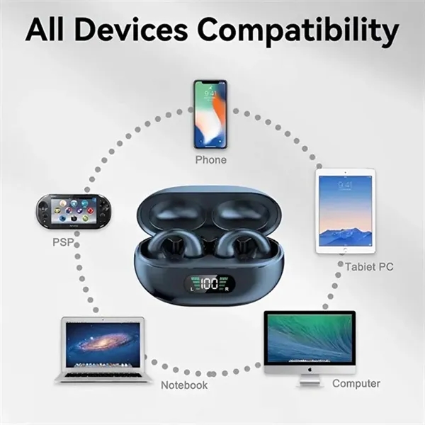 Bone Conduction Wireless Bluetooth Headphones - Bone Conduction Wireless Bluetooth Headphones - Image 2 of 4
