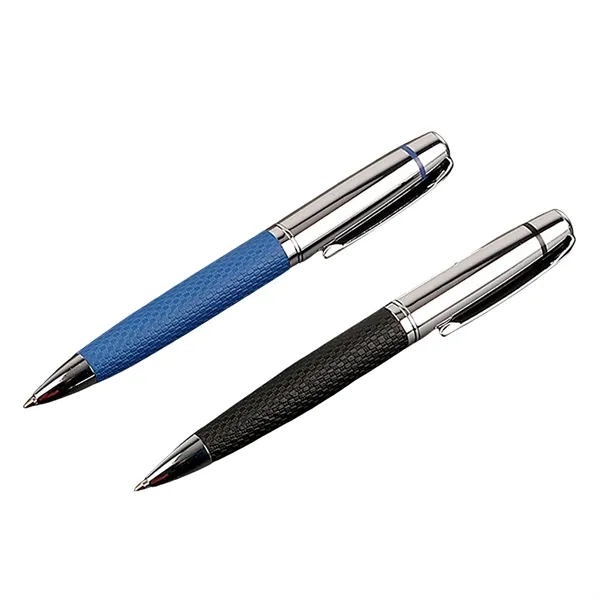 Classic Leatherette Ballpoint Pen - Classic Leatherette Ballpoint Pen - Image 2 of 3