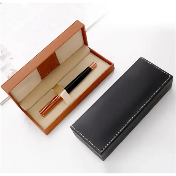 Geneva Leatherette Pen Gift Box - Geneva Leatherette Pen Gift Box - Image 2 of 4