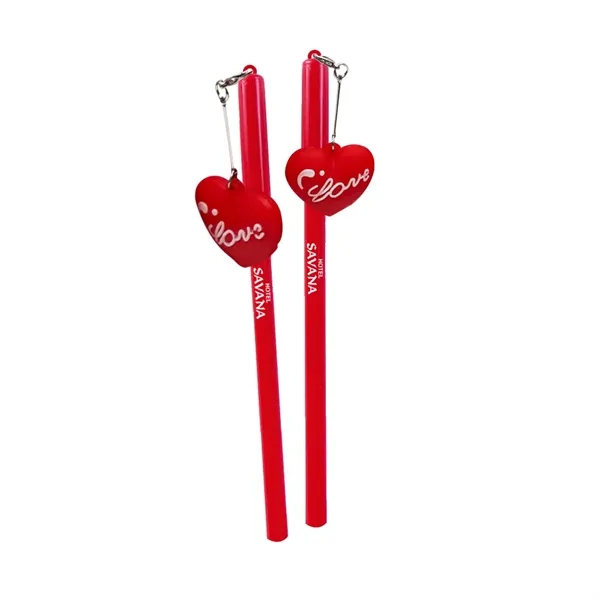 Valentives Pen With Charm - Valentives Pen With Charm - Image 0 of 1