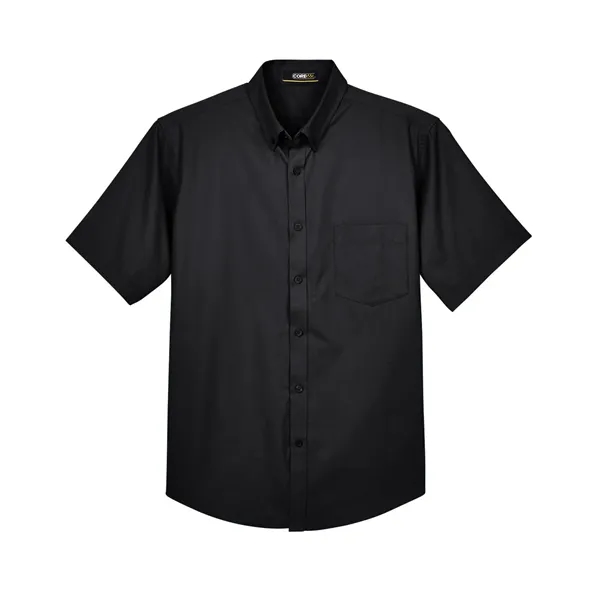 CORE365 Men's Tall Optimum Short-Sleeve Twill Shirt - CORE365 Men's Tall Optimum Short-Sleeve Twill Shirt - Image 7 of 10