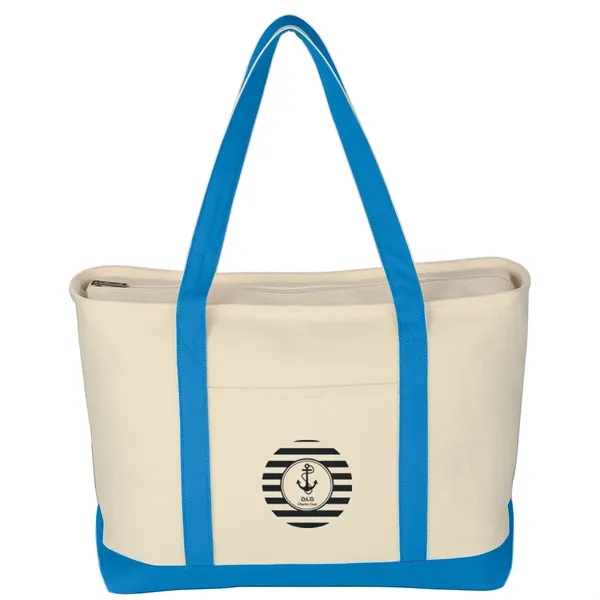 Large Starboard Cotton Canvas Tote Bag - Large Starboard Cotton Canvas Tote Bag - Image 39 of 48