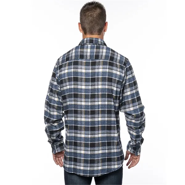 Burnside Men's Plaid Flannel Shirt - Burnside Men's Plaid Flannel Shirt - Image 93 of 138