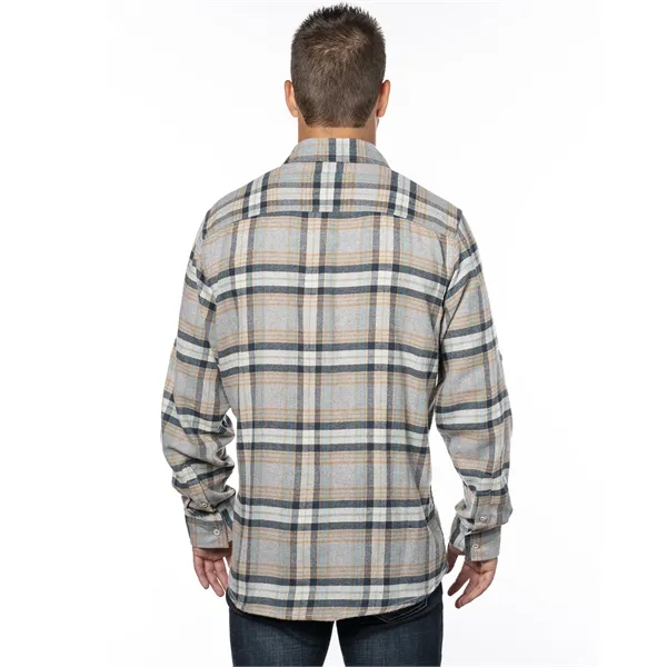 Burnside Men's Plaid Flannel Shirt - Burnside Men's Plaid Flannel Shirt - Image 108 of 138