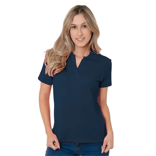 Bayside Ladies' USA Made Johnny Collar Polo - Bayside Ladies' USA Made Johnny Collar Polo - Image 10 of 11