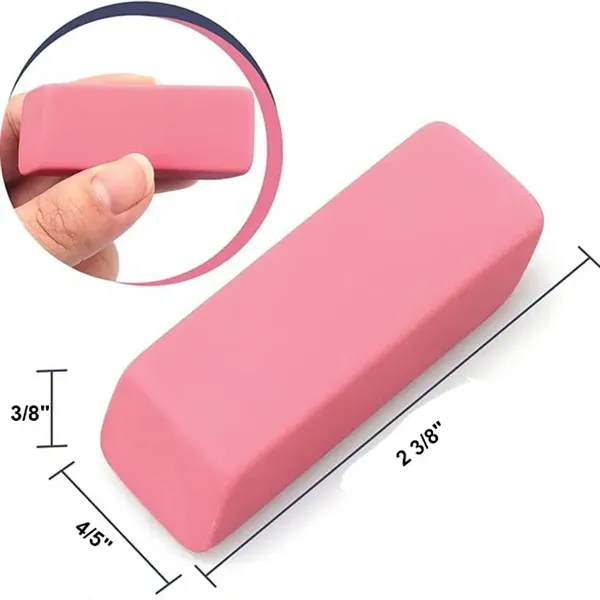 Pink Bevel Eraser - Pink Bevel Eraser - Image 1 of 1