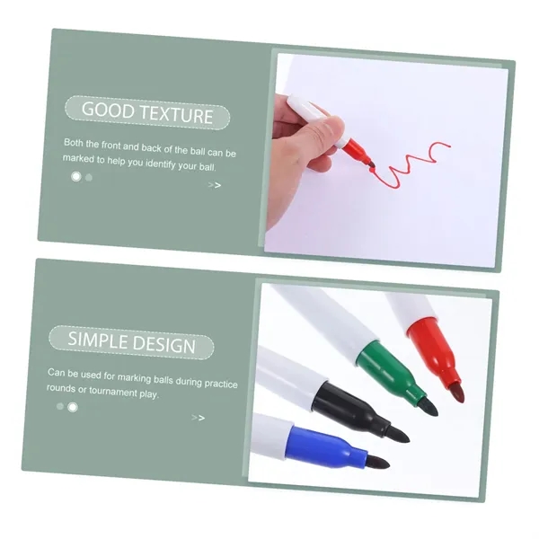 Water Proof Ink Pen For Putting Ball Tool Golfs Supply - Water Proof Ink Pen For Putting Ball Tool Golfs Supply - Image 3 of 4