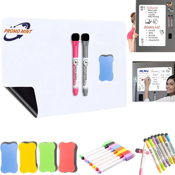 Magnetic Dry Erase Fridge White Board Sheet - Magnetic Dry Erase Fridge White Board Sheet - Image 0 of 4