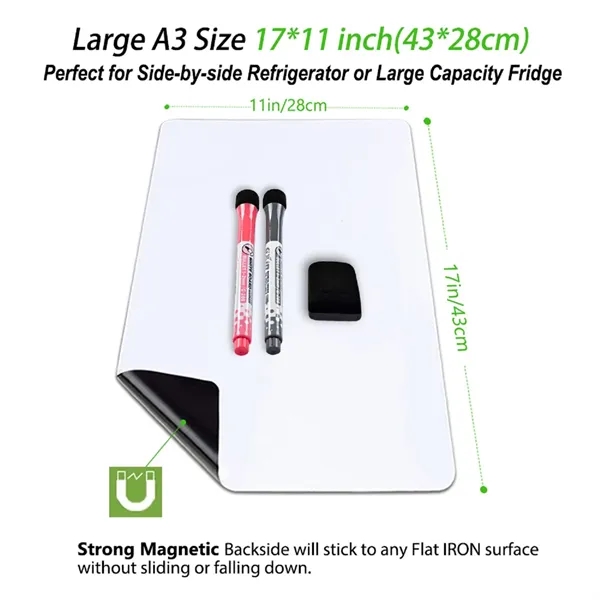 Magnetic Dry Erase Fridge White Board Sheet - Magnetic Dry Erase Fridge White Board Sheet - Image 1 of 4