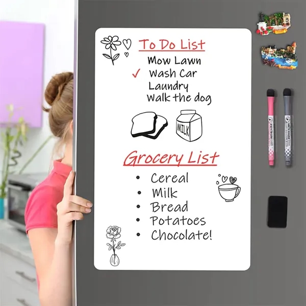 Magnetic Dry Erase Fridge White Board Sheet - Magnetic Dry Erase Fridge White Board Sheet - Image 2 of 4