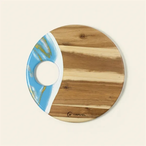 12" Round Kitchen Board w/ Etch - 12" Round Kitchen Board w/ Etch - Image 1 of 14