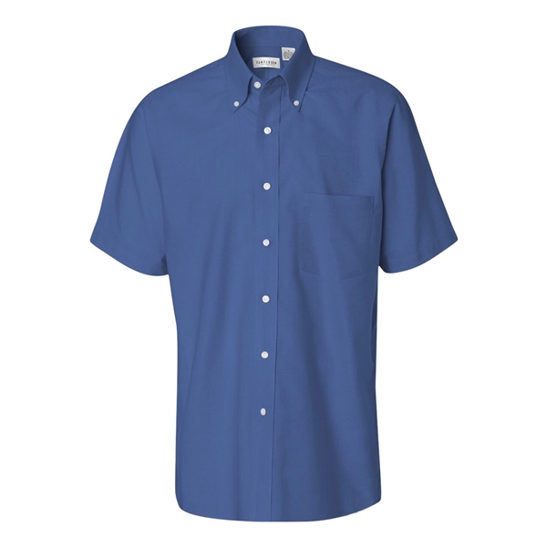Van Heusen Short Sleeve Oxford Shirt - Van Heusen Short Sleeve Oxford Shirt - Image 1 of 9