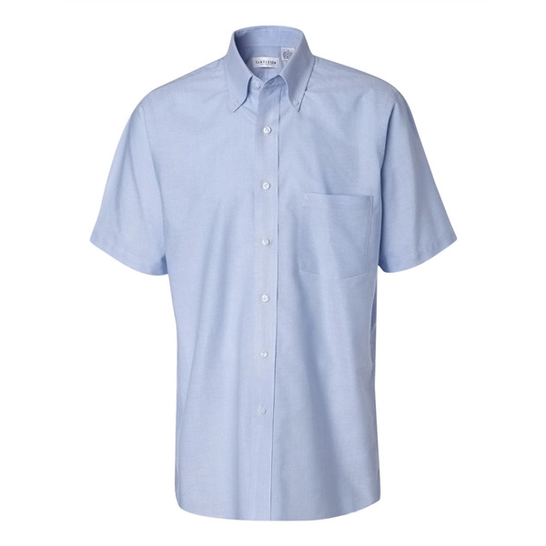 Van Heusen Short Sleeve Oxford Shirt - Van Heusen Short Sleeve Oxford Shirt - Image 4 of 9