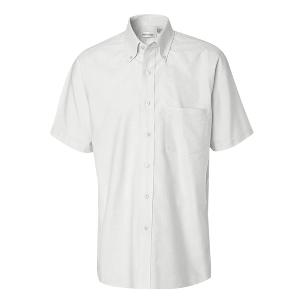 Van Heusen Short Sleeve Oxford Shirt - Van Heusen Short Sleeve Oxford Shirt - Image 7 of 9