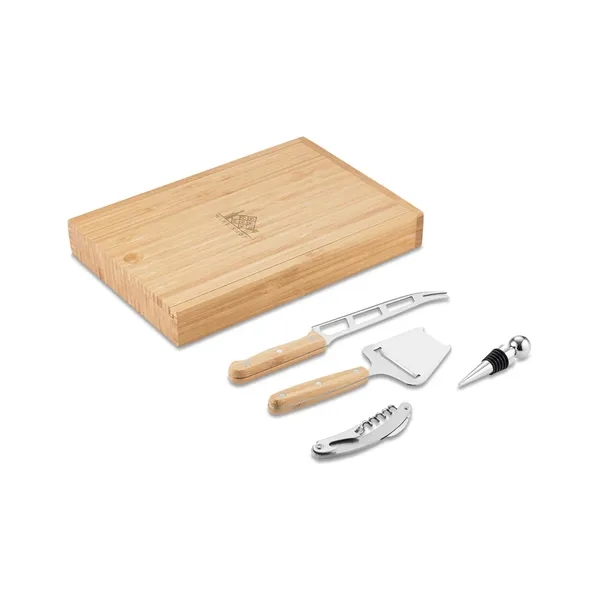 Prime Line Home & Table Wine & Cheese Set - Prime Line Home & Table Wine & Cheese Set - Image 9 of 9