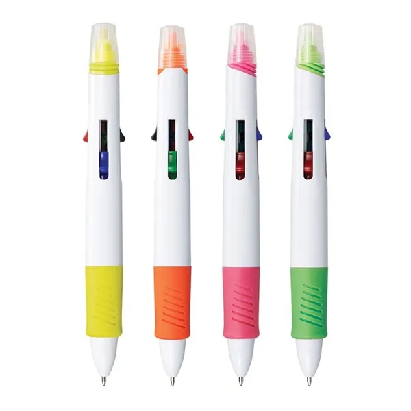 4 Color Highlighter Pen - 4 Color Highlighter Pen - Image 2 of 8