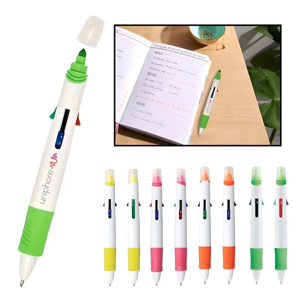 4 Color Highlighter Pen - 4 Color Highlighter Pen - Image 0 of 8